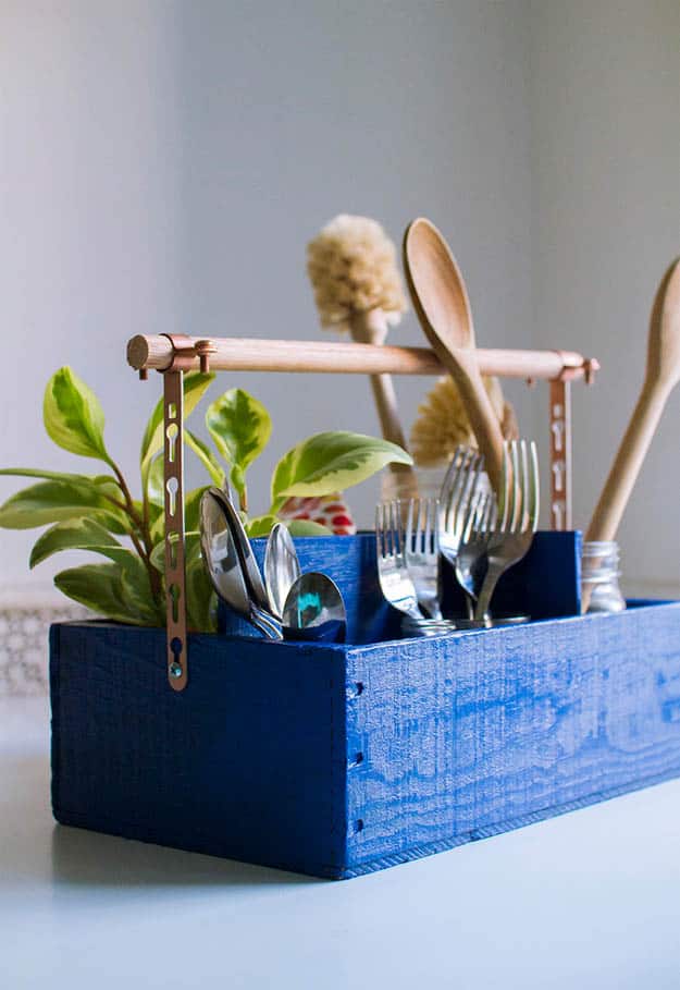 DIY Utensil Organizer | Easy Woodworking Projects