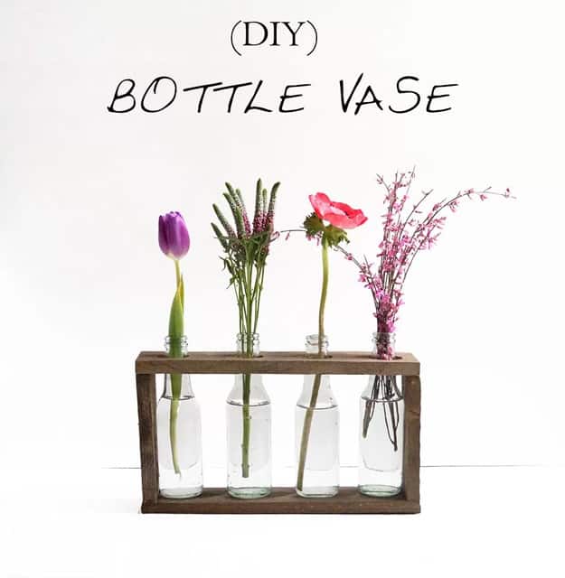 DIY Bottle Vase | Easy Woodworking Projects