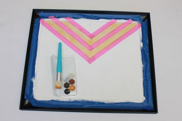 Paint the lines | Flawless: Post Up a Stylish DIY Corkboard