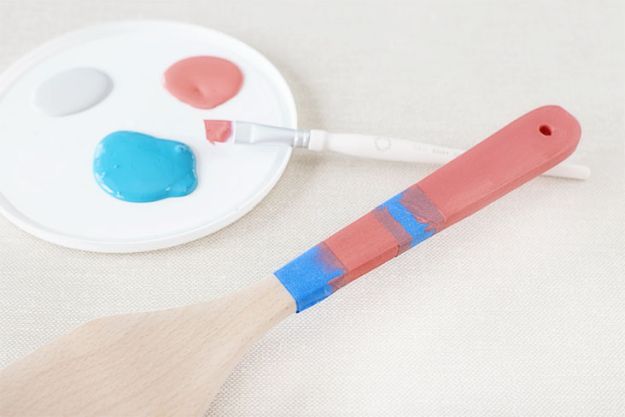 have a little fun | Color Your Kitchen With These DIY Painted Utensils