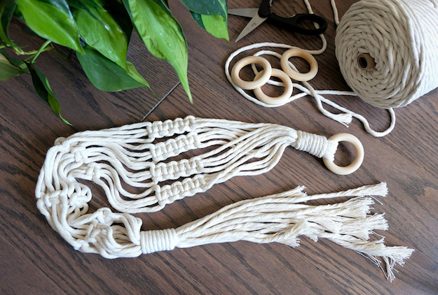 Check out How to Make Four Basic Macrame Knots In No Time at https://diyprojects.com/make-basic-macrame-knots/