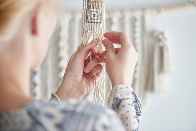 Check out How To Make Easy Macrame Patterns In 8 Simple Steps at https://diyprojects.com/macrame-patterns/
