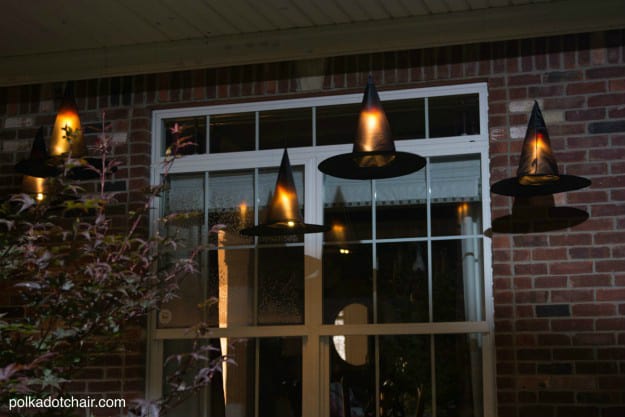 Floating Witch's Hat Luminaries | Breathtakingly Easy-to-Make DIY Halloween Decorations