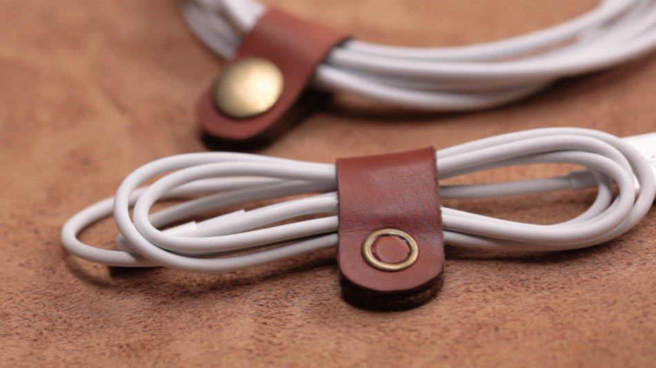 How to Make Your Own Leather Cable Holder