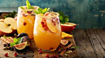 Fall sangria cocktail with spices, apple, figs and orange | Fall Cocktail Recipes To Pair With The Autumn Chill | Featured