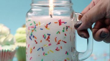 DIY Funfetti Candles