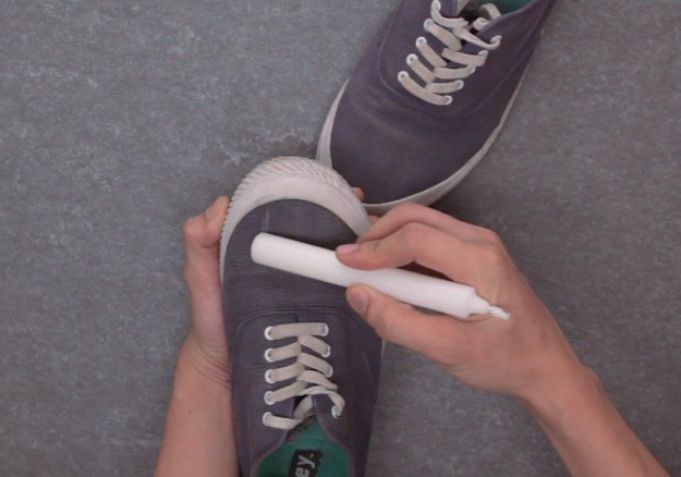 Waterproof Your Canvas Shoes Step Two