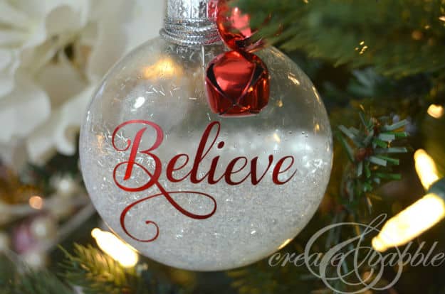 DIY Glitter Christmas Tree Ornaments | Easy DIY Christmas Ornaments For A Personalized Tree Decor