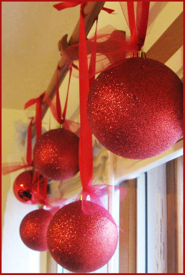 Easy Oversized Styrofoam Ornaments | Easy DIY Christmas Ornaments For A Personalized Tree Decor