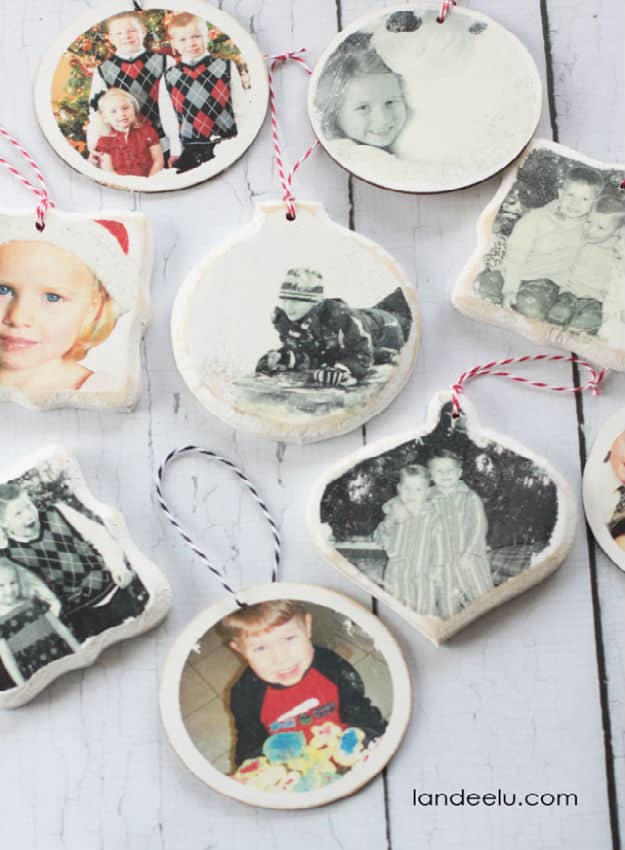 Photo Transfer Christmas Ornaments | Easy DIY Christmas Ornaments For A Personalized Tree Decor