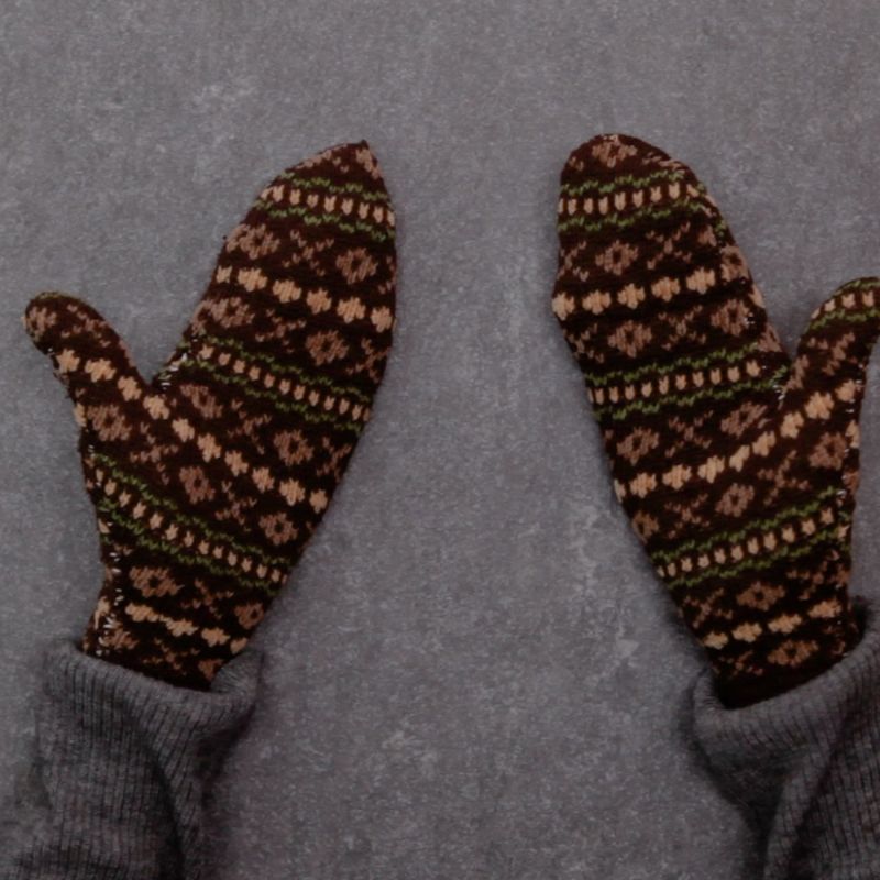 Finished product | mitten pattern