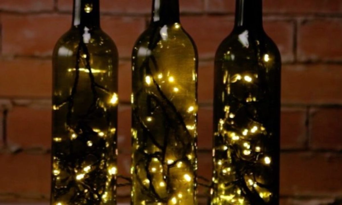 How to Turn Empty Wine Bottles Into Accent Lights DIY Projects Craft Ideas  & How To's for Home Decor with Videos
