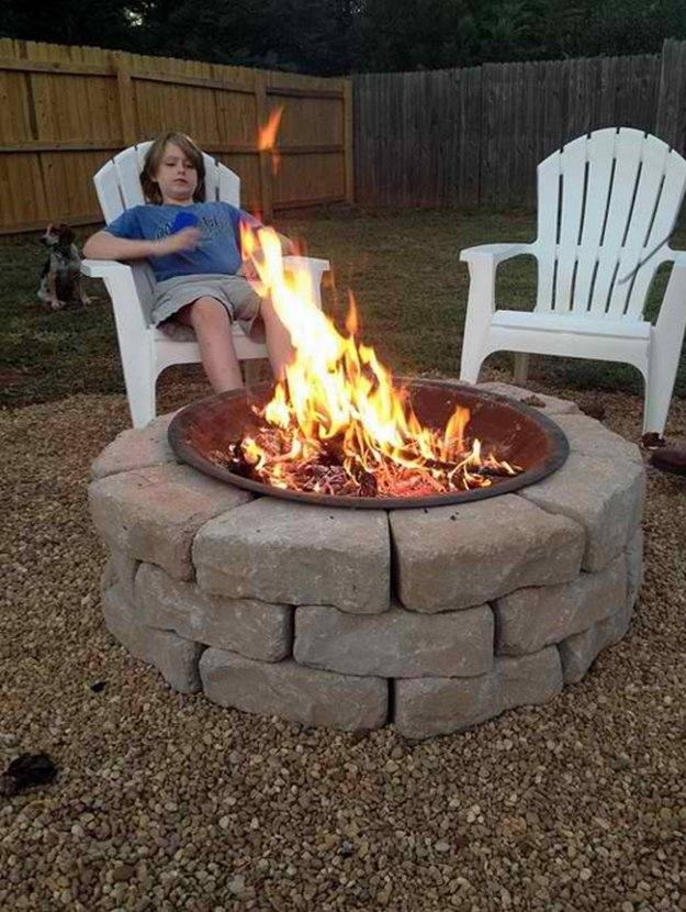 Seeking out inspiration to build a fire pit? You