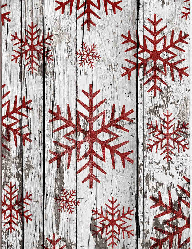 Snowflakes Wood Wall Art | Awesome Wood Crafts to Beautify Your Home This Winter