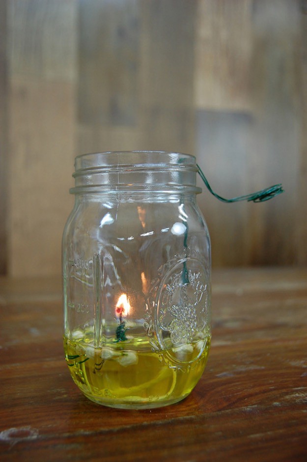 DIY Mason Jar Oil Lamp | Insanely Easy DIY Projects For Beginners