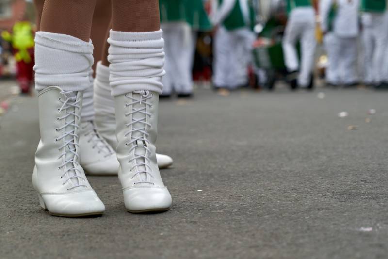 legs-feet-female-member-marching-band | boot toppers