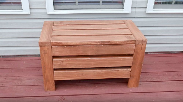Outdoor Storage Bench Seat For The Yard | DIY Project | DIY Garden Wood Projects To Boost Your Property Value On A Budget