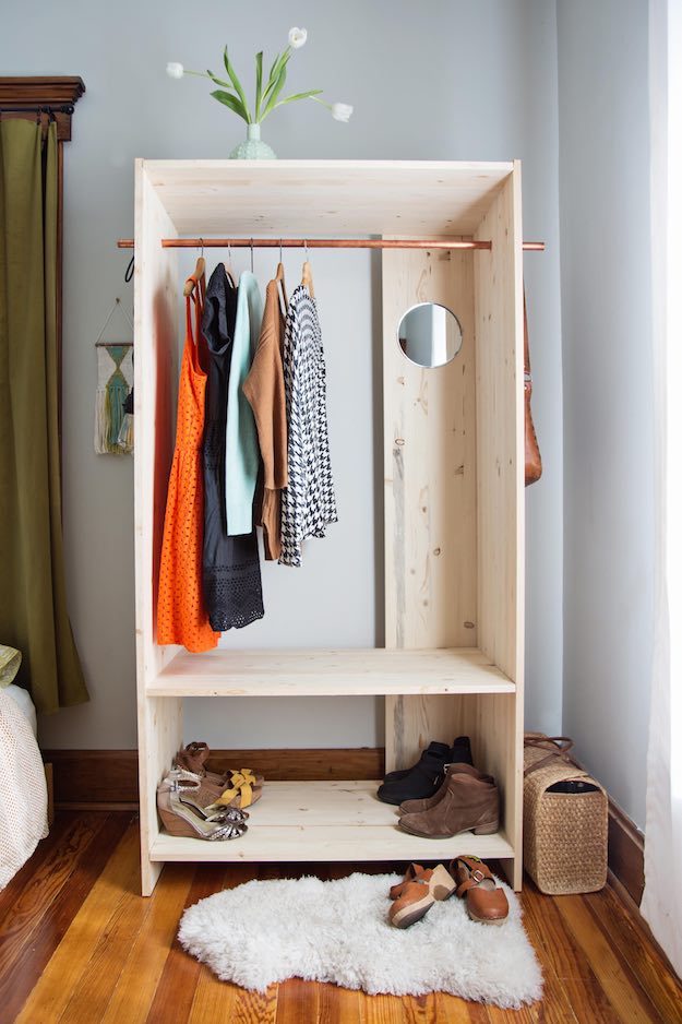 Wooden Wardrobe | Cool DIY Wood Projects For Home Decor​ | DIY Projects