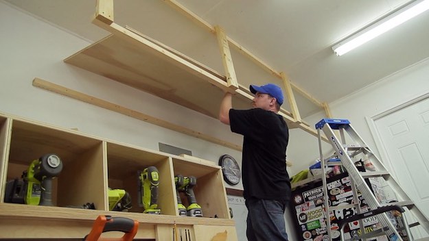 DIY Garage Storage Shelves to Maximize Space | DIY Projects