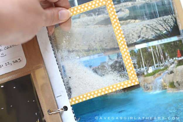 DIY Sand Pocket | Cool DIY Scrapbook Ideas You Have To Try