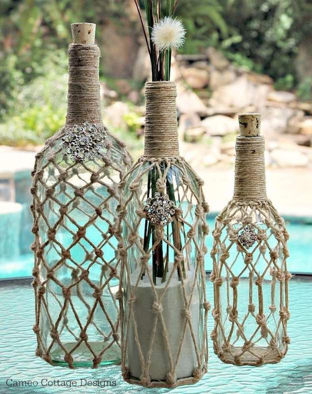 19 Breathtaking Wine Bottle Crafts Ideas | DIY Projects