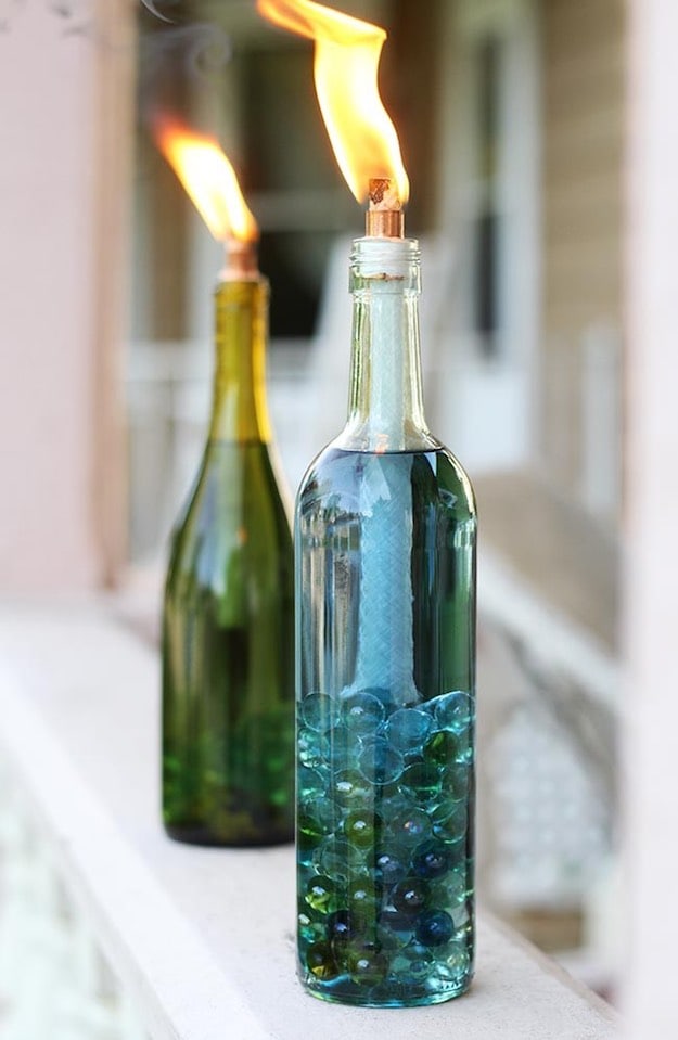 19 Breathtaking Wine Bottle Crafts Ideas DIY Projects
