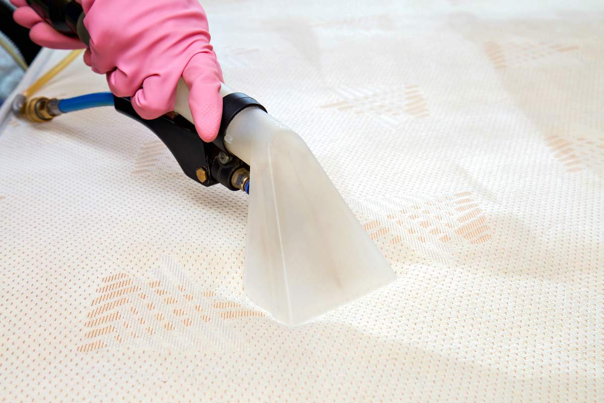Mattress or bed chemical cleaning with professionally extraction method | DIY Spring Cleaning Tips And Tricks