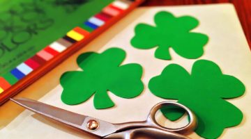 Feature | scissor and shamrock | St. Patrick’s Day Party Ideas for DIYers