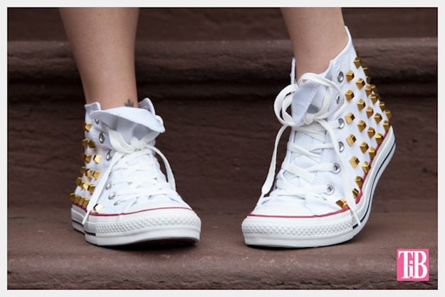 Studded Chuck's | Cool Crafts for Teens | DIY Projects for Teens