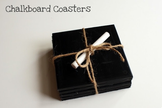 Chalkboard Coasters | Cool Crafts for Teens | DIY Projects for Teens