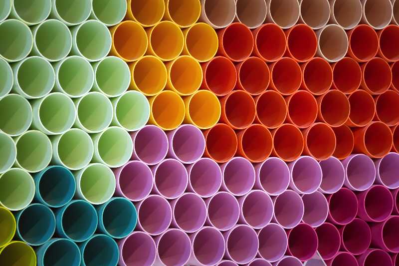 Colorful patterns of PVC pipe | PVC Organizers