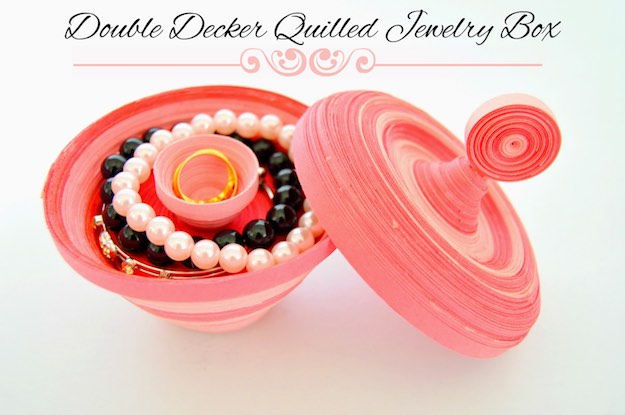 Double Decker Quilled Jewelry Box | More Easy Crafts to Make and Sell