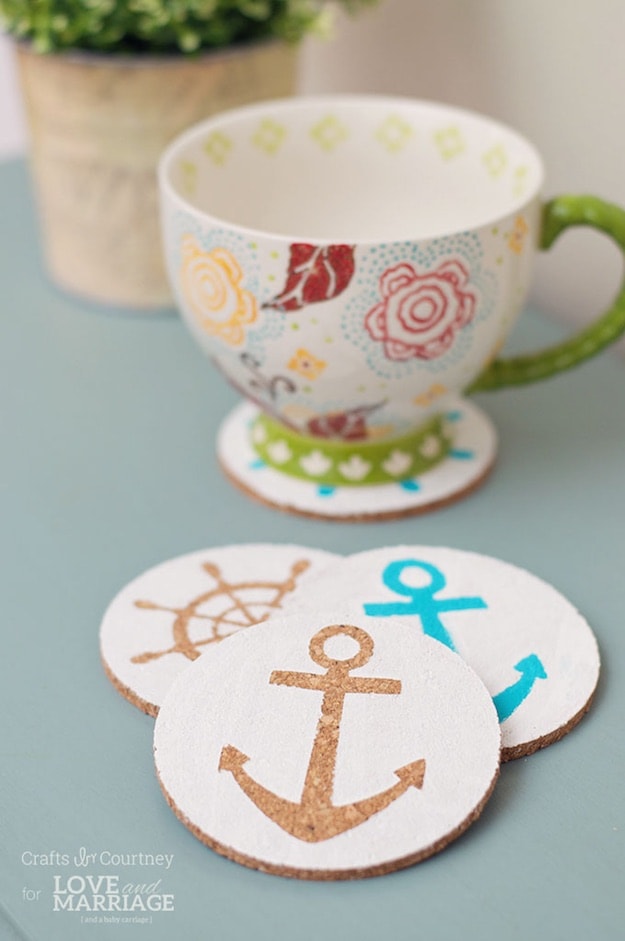 Nautical Coasters | More Easy Crafts to Make and Sell