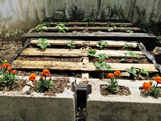 Raised Pallet Garden | Creative DIY Pallet Planter Ideas for Spring