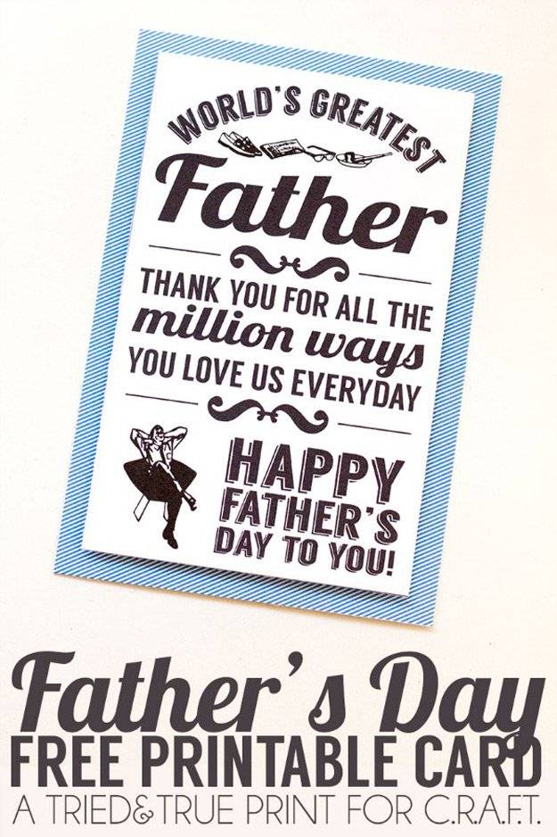 Father's Day Cards  21 DIY Ideas And Designs  DIY Projects