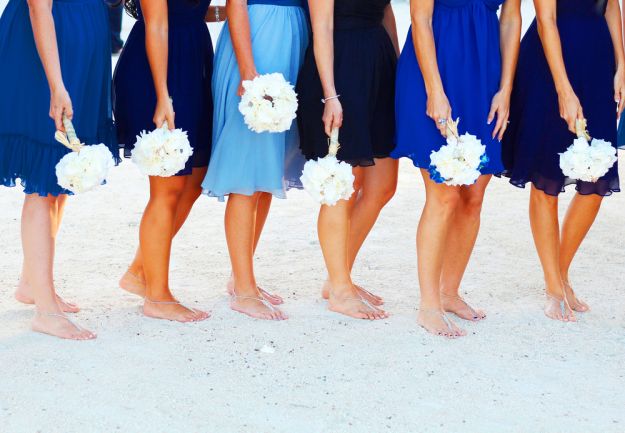 Bride Maid’s Attire | Unique Summer Beach Wedding Ideas