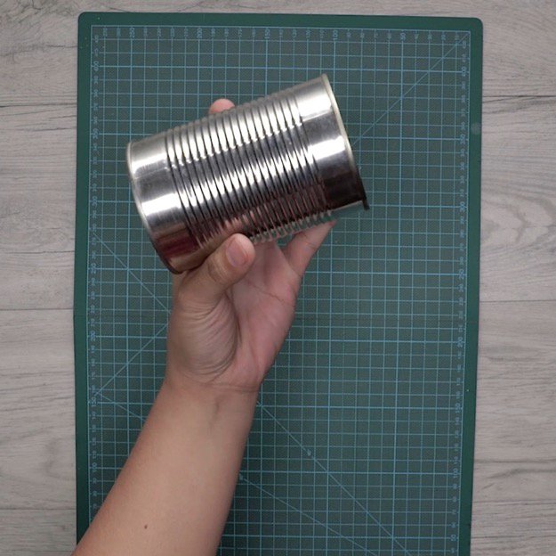 Step 1: Start With An Empty Tin Can | How To Make A DIY Pencil Holder