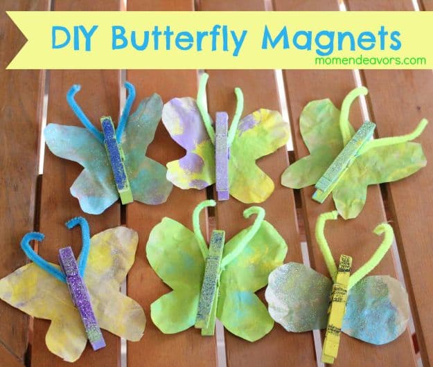 DIY Butterfly Magnets | Simple DIY Crafts For Kids 