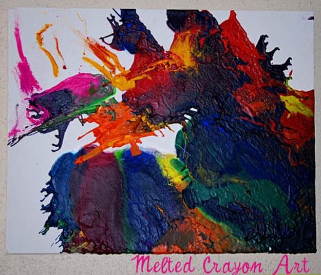 Sun Melted Crayon Art | Simple DIY Crafts For Kids 