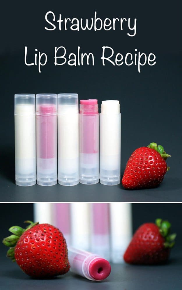 Strawberry Lip Balm | Easy Crafts To Make And Sell