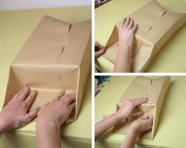 How To Wrap A Box With Wrapping Paper | Step 3: Fold The Wrapping Paper | Awesome Gift Wrapping Ideas | Gift Wrapping Tutorials