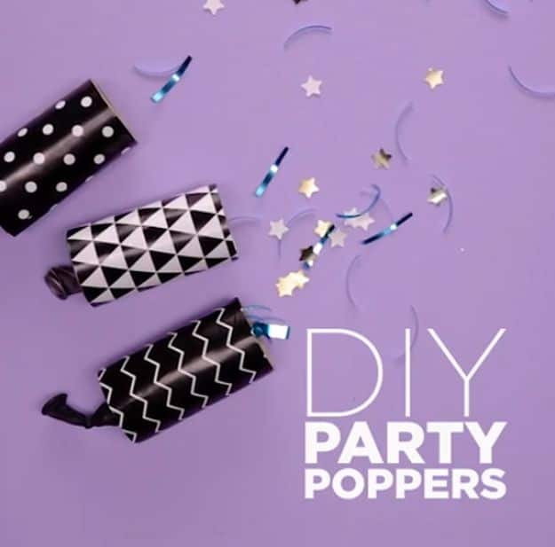 Toilet Paper Tube DIY Confetti Poppers | DIY Confetti Poppers! Make Your NYE POP!