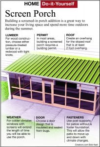 Check out How to Build an Amazing Screened-In Porch Yourself at https://diyprojects.com/how-to-build-an-amazing-screened-in-porch-yourself/