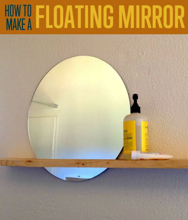 Horizon Mirror | 21 Incredible Bathroom Makeover Ideas You Can DIY