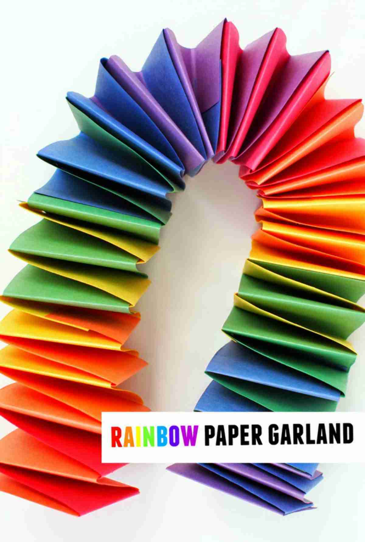 Rainbow Paper Garland | The Best Kids' Party Ideas For All Occasion