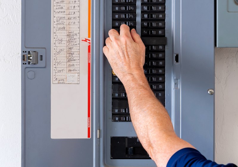 resetting tripped breaker residential electricity power | electrical fuses and circuit breakers
