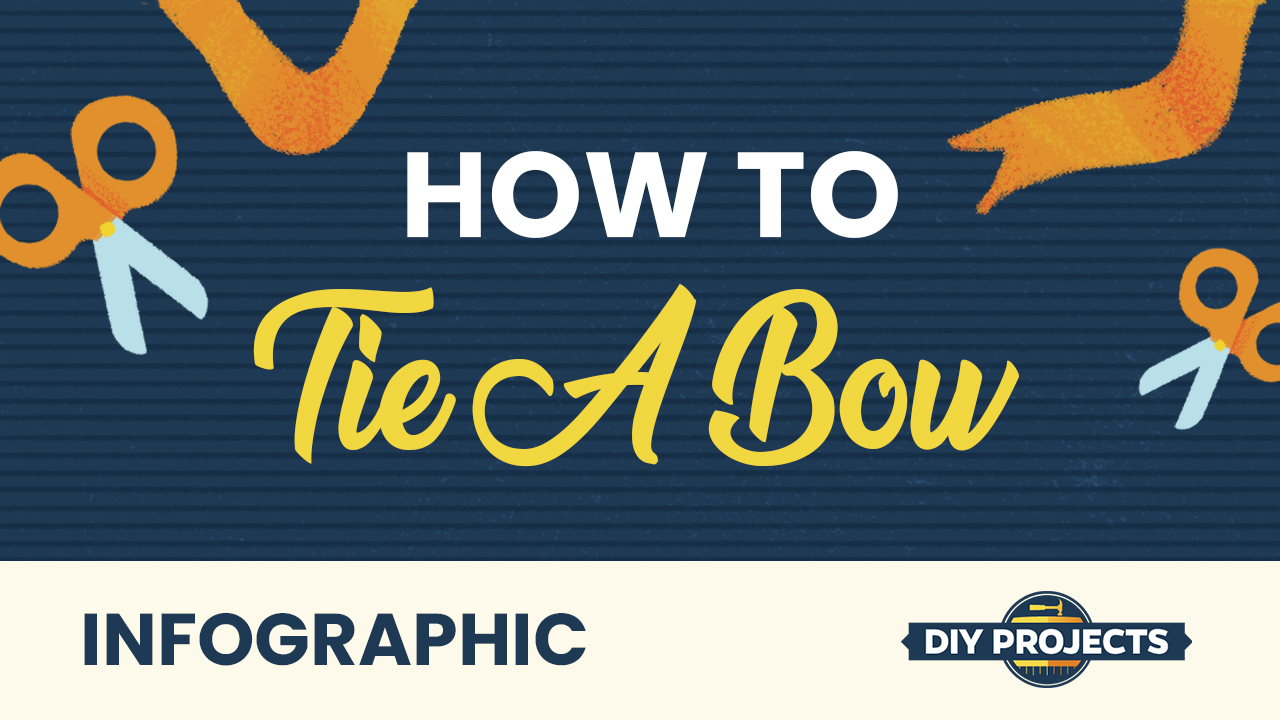 feature image | How to Tie a Bow | Make 3 Beautiful Bows With Ribbon [INFOGRAPHIC]