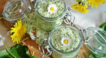 Feature | Bath Salt with Flower on Top | DIY Bath Salts | Bath Salt Recipe