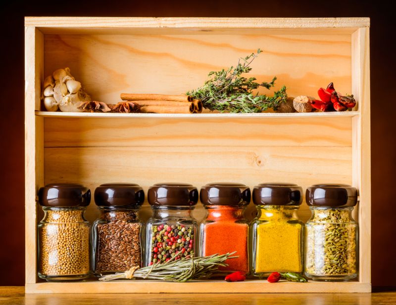 jar-cooking-spices-ingredients-pepper-garlic | 800+ DIY Organization Ideas For A Clutter-Free Life