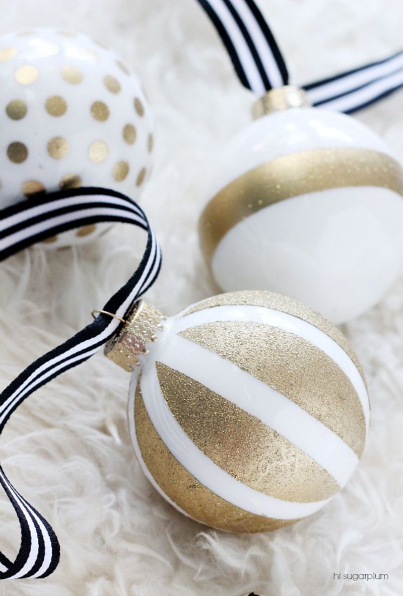 diy-kate-spade-ornament | christmas decorations to make yourself